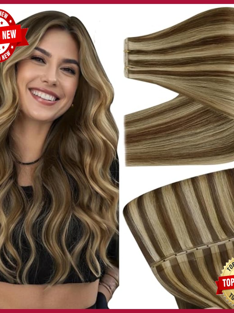 22 Inch Human Hair Extensions 100g Glueless Weft For Volume & Length